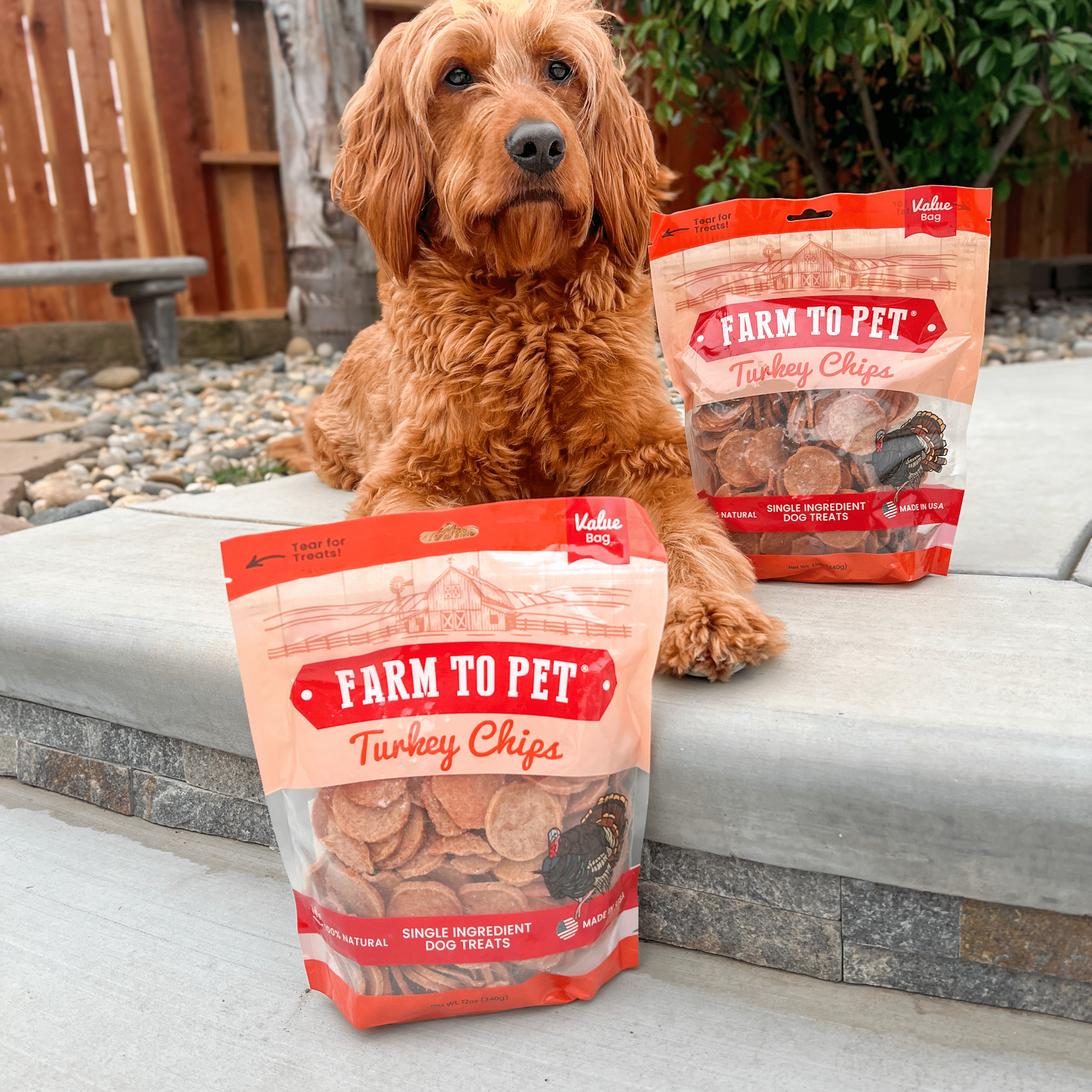 Farm To Pet Turkey Chips for Dogs