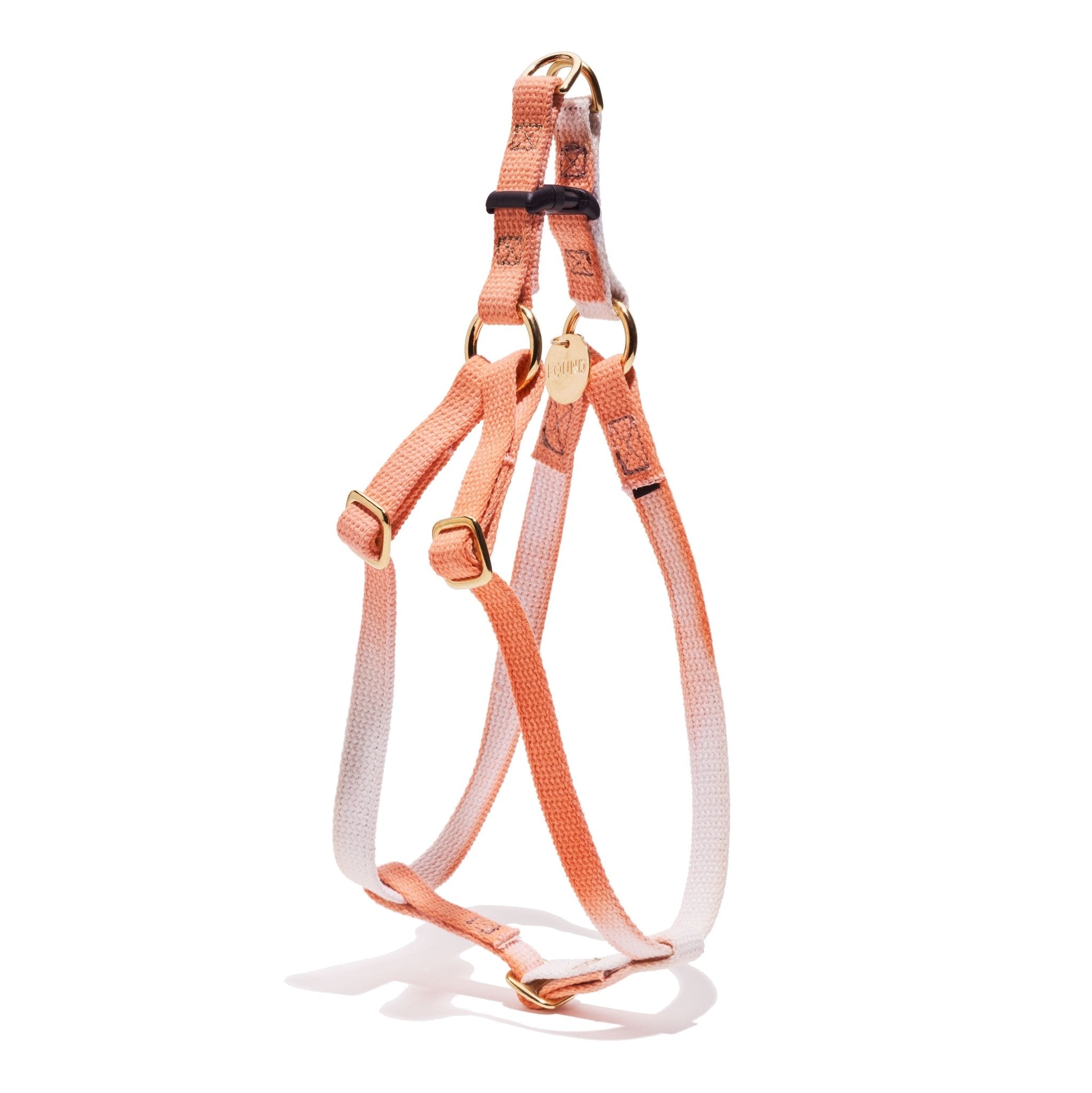 Found My Animal Peach Cotton Dog & Cat Harness – Adjustable, Durable & Stylish