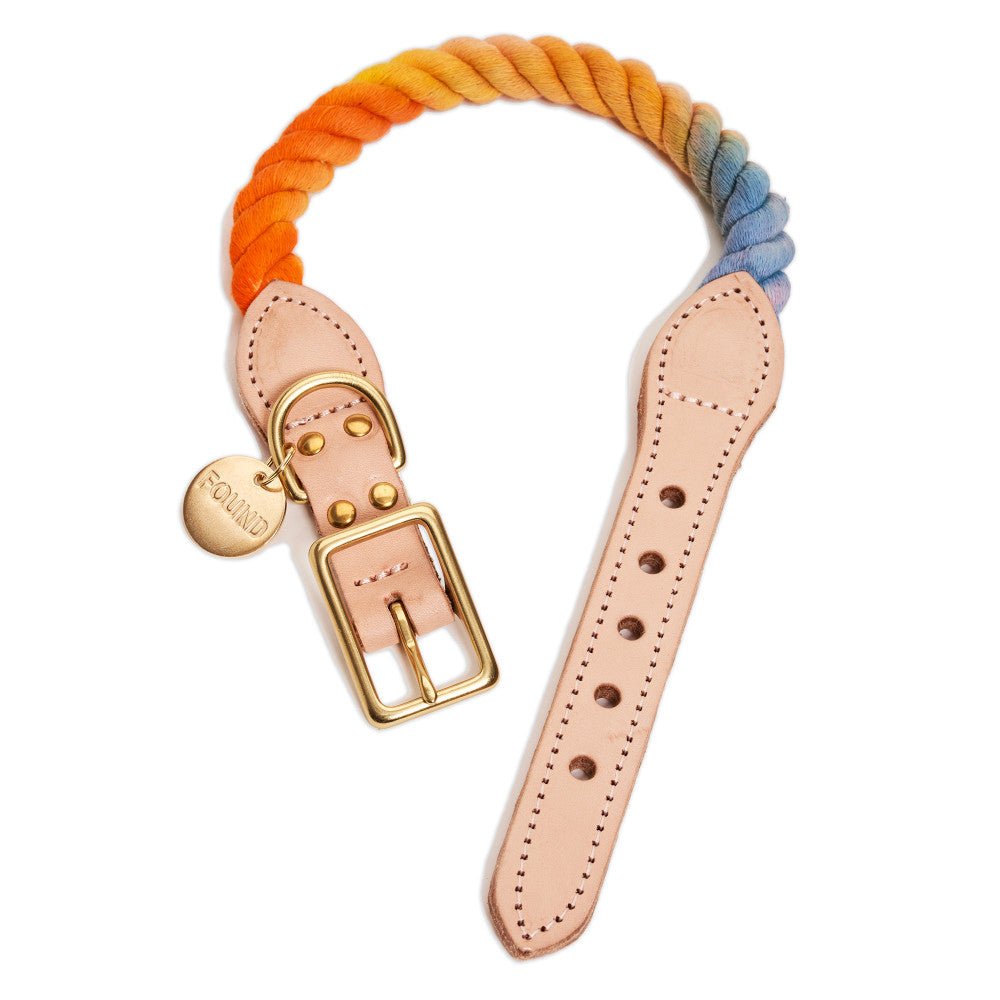 Found My Animal Soleil Cotton Rope Dog Collar