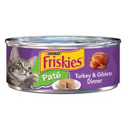 Friskies Turkey & Giblets Pate Wet Cat Food (5.5oz)