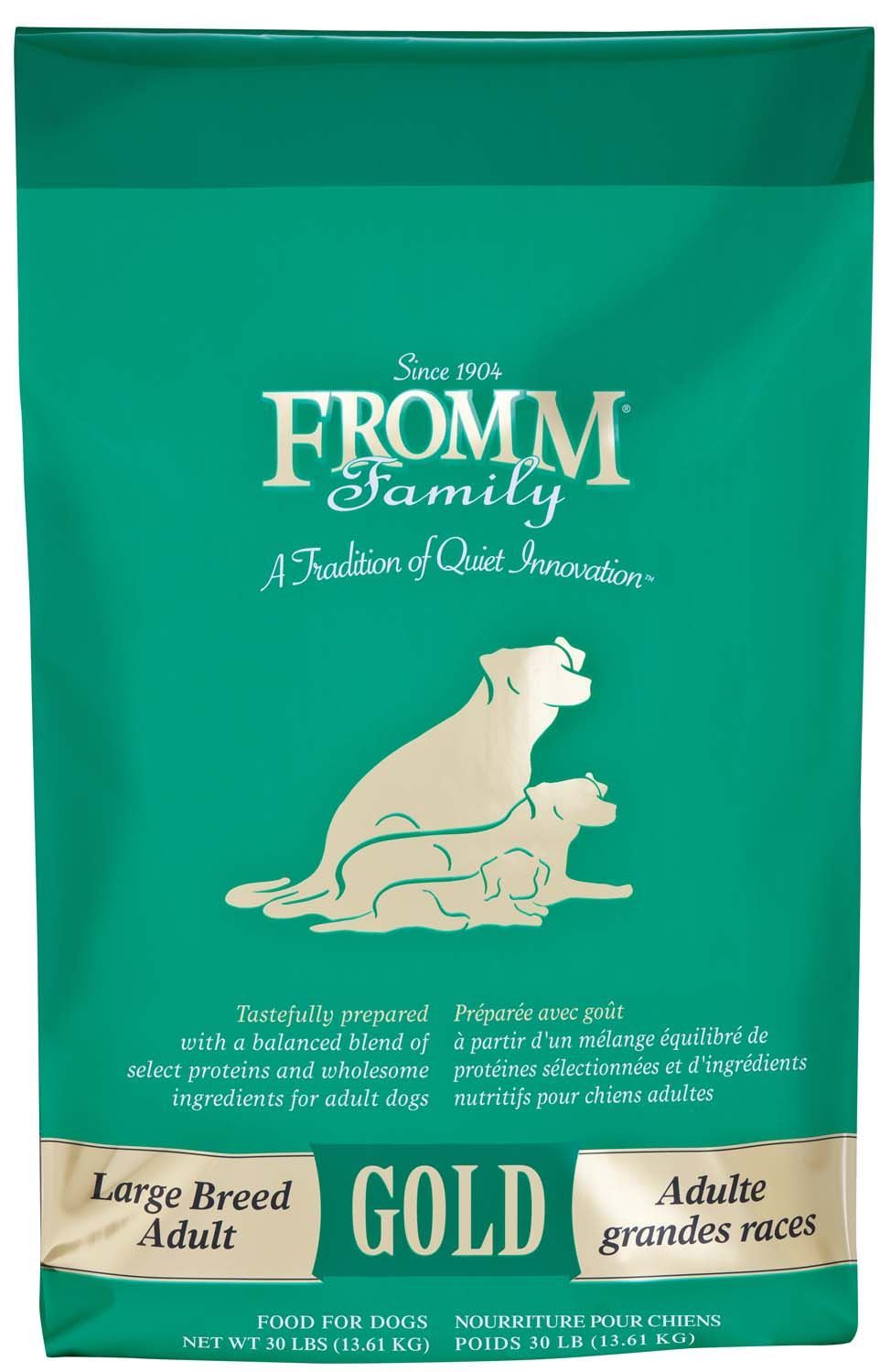 Alimento seco para perros adultos de raza grande Fromm Gold de 30 lb