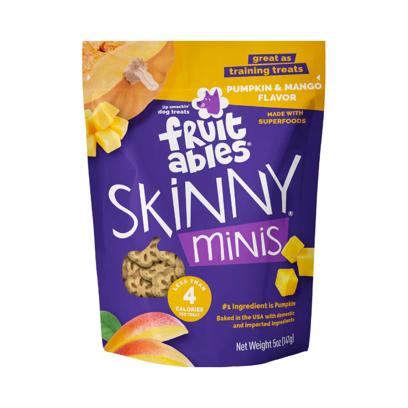 Fruitables Skinny Minis Dog Treats Pumpkin & Mango (5oz)