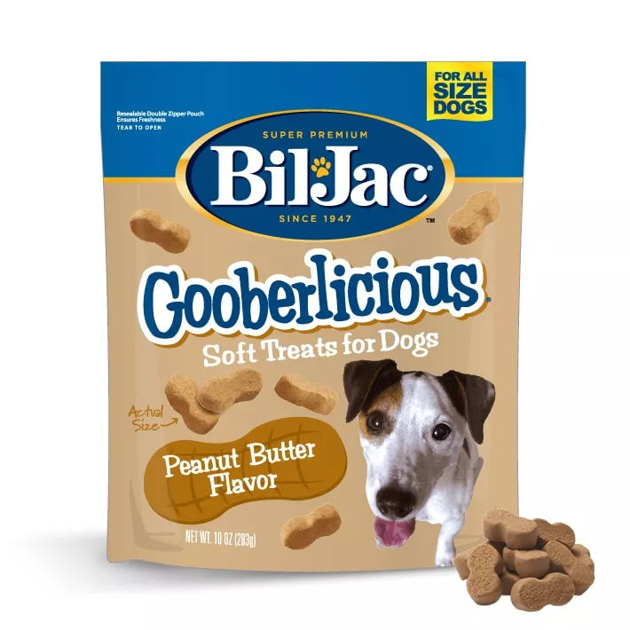 Golosinas blandas para perros Bil-Jac Gooberlicious de 10 oz