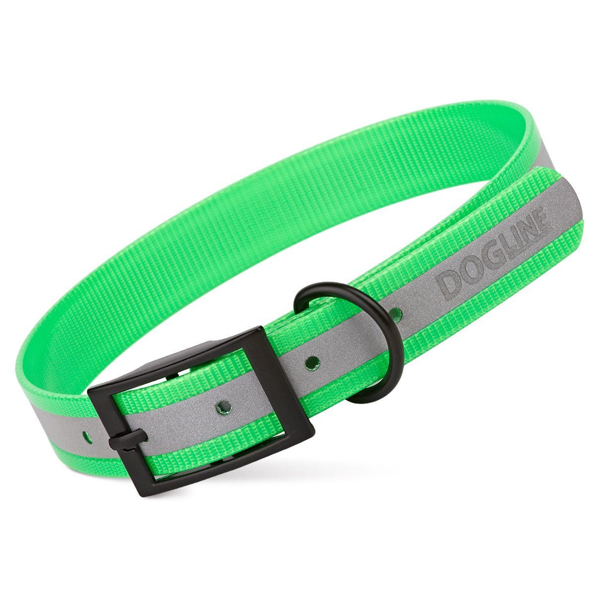 Biothane Translucent Reflective Dog Collar