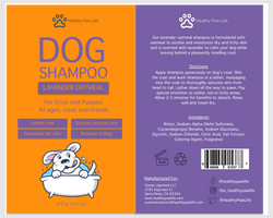 Healthy Paw Life - Oatmeal Lavender Pet Shampoo