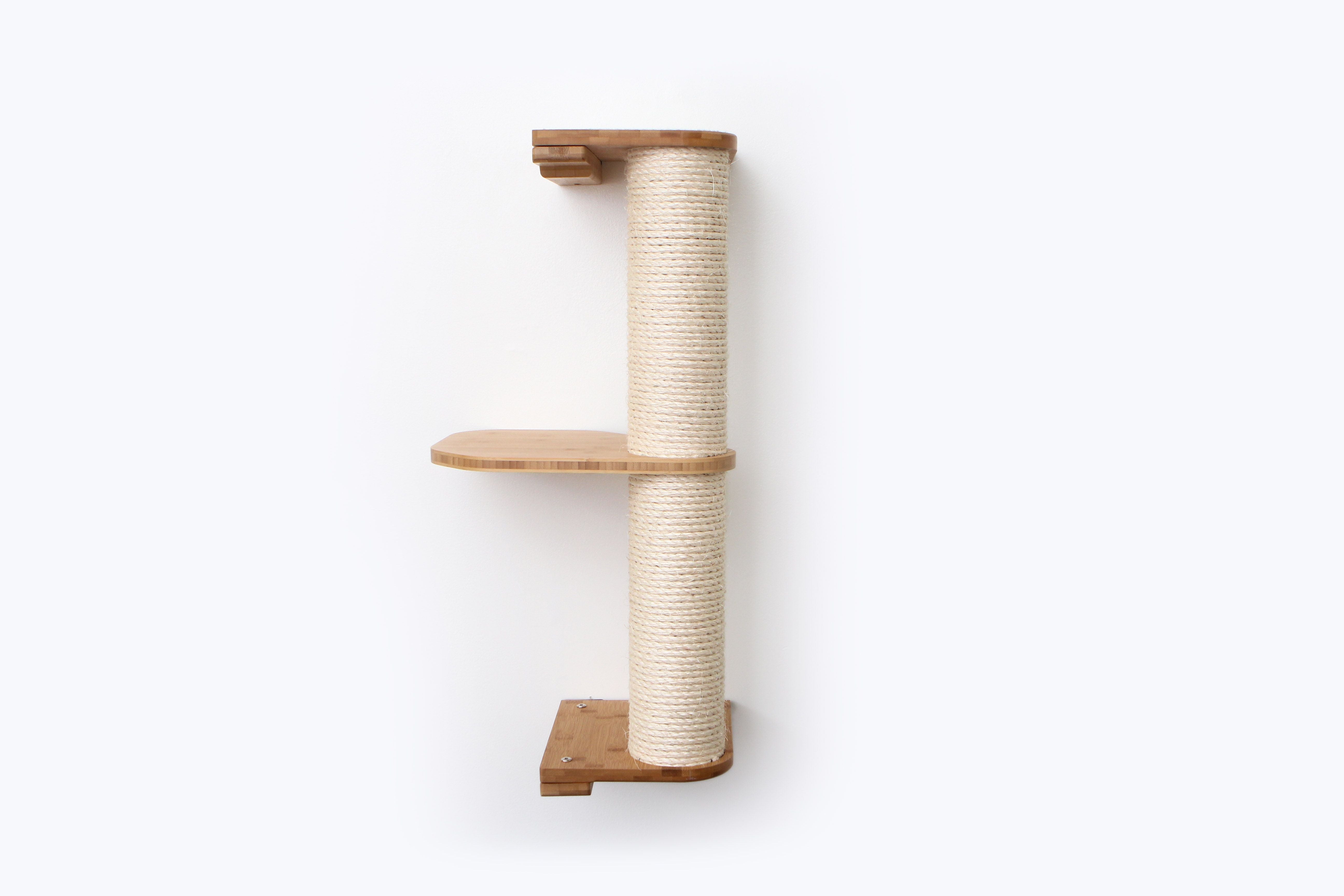 Wall Mounted Cat Climbing Pole - Sisal