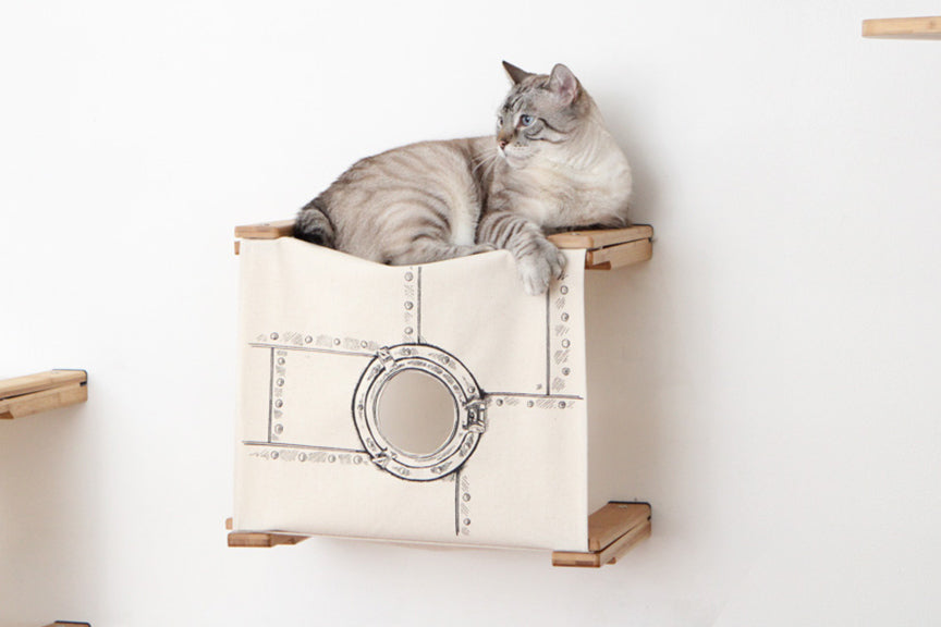 Enclosed Cat Bed - Cat Wall Cubby