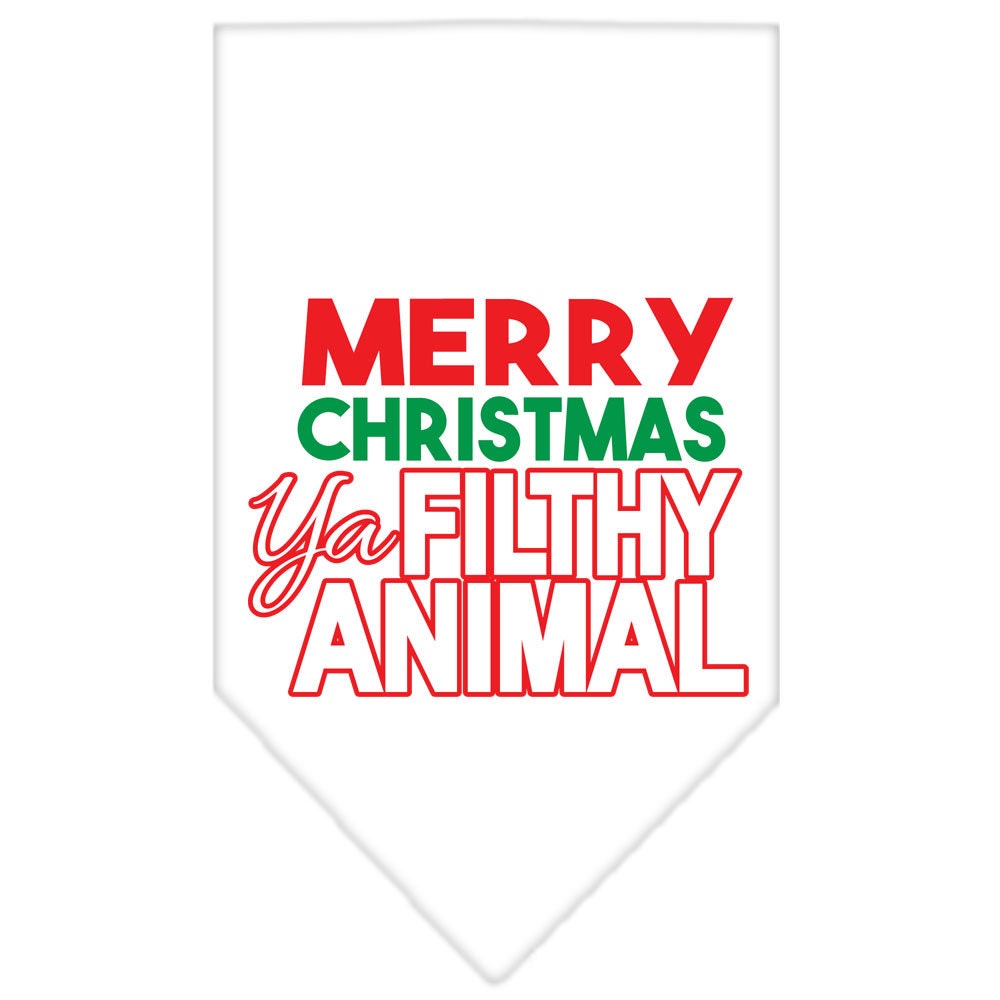 Christmas Pet and Dog Bandana Screen Printed, 