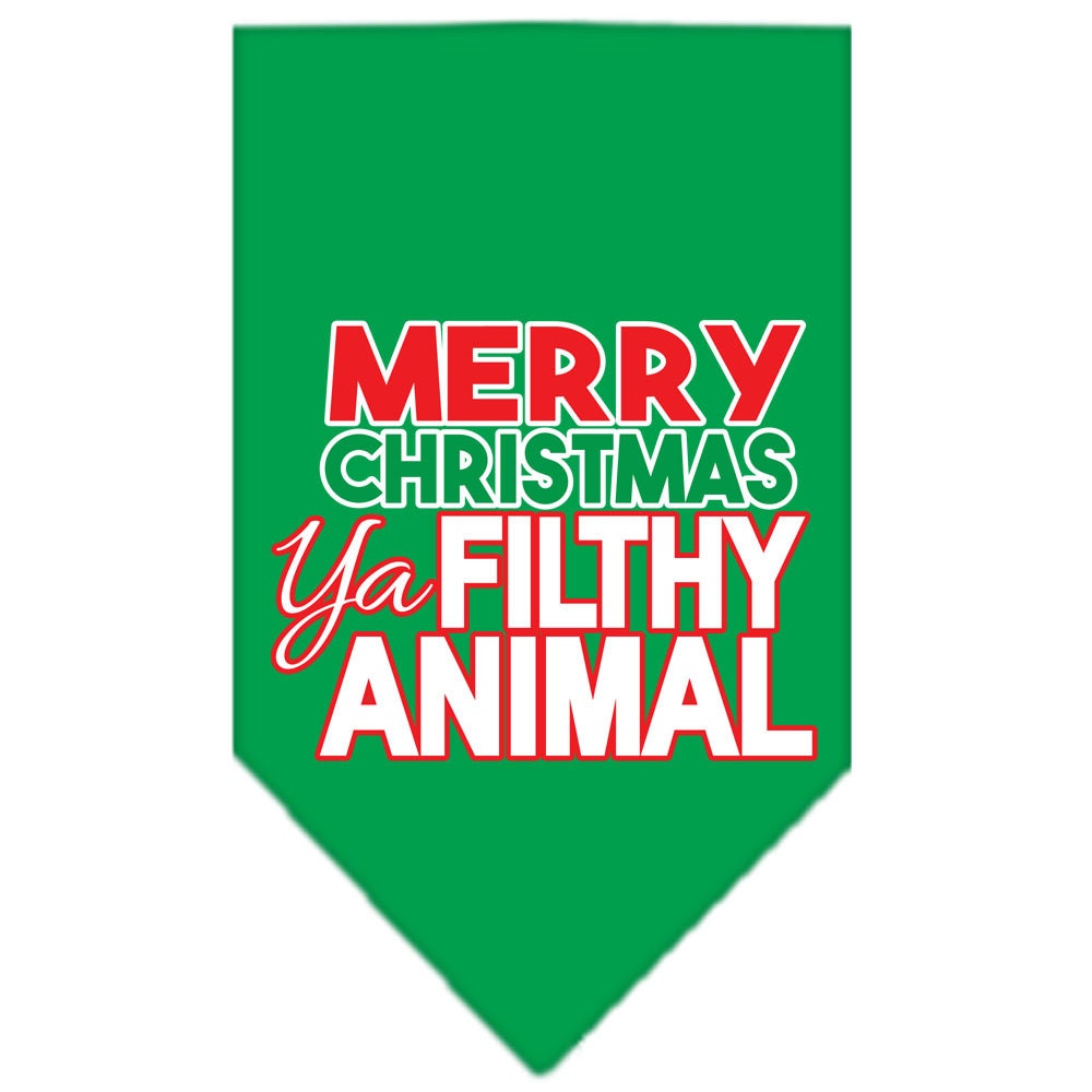 Christmas Pet and Dog Bandana Screen Printed, 