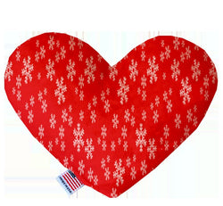 Christmas Pet and Dog Plush Heart or Bone Toy, "Candy Cane Lane Group" (Available in different sizes and 8 different patterns!)