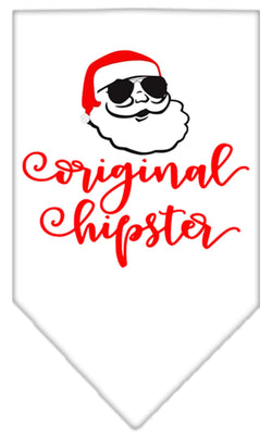 Christmas Pet and Dog Bandana Screen Printed, "Original Hipster"