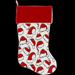 Christmas Velvet Stocking, "Santa Group" **Choose from 7 different patterns!**