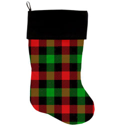 Christmas Velvet Stocking, "Christmas Plaids & Argyles Group" **Choose from 7 different patterns!**