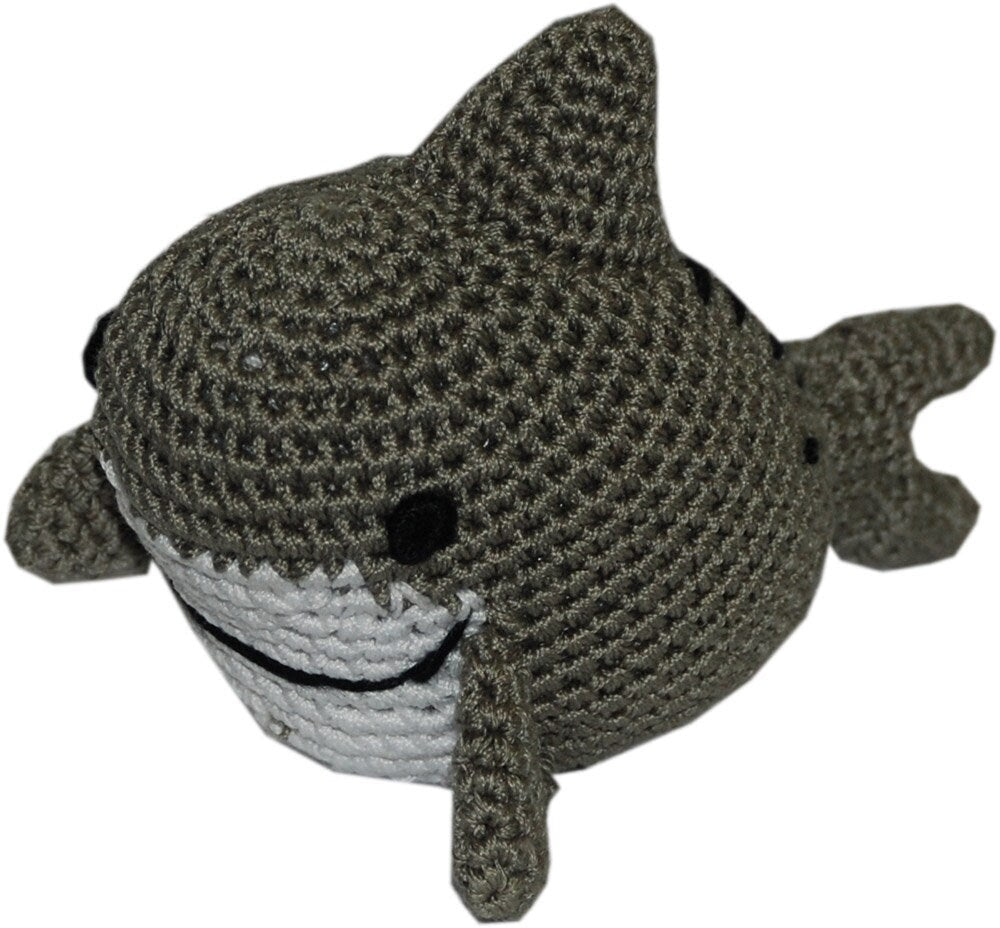 Knit Knacks Organic Cotton Pet & Dog Toys, (Choose from: Pizza, Avocado, Monster, Shark, Whale or Cactus)