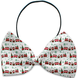 Christmas Pet, Dog and Cat Bow Ties, "Sweet Snowflakes Group" (Choose from 10 different patterns!)