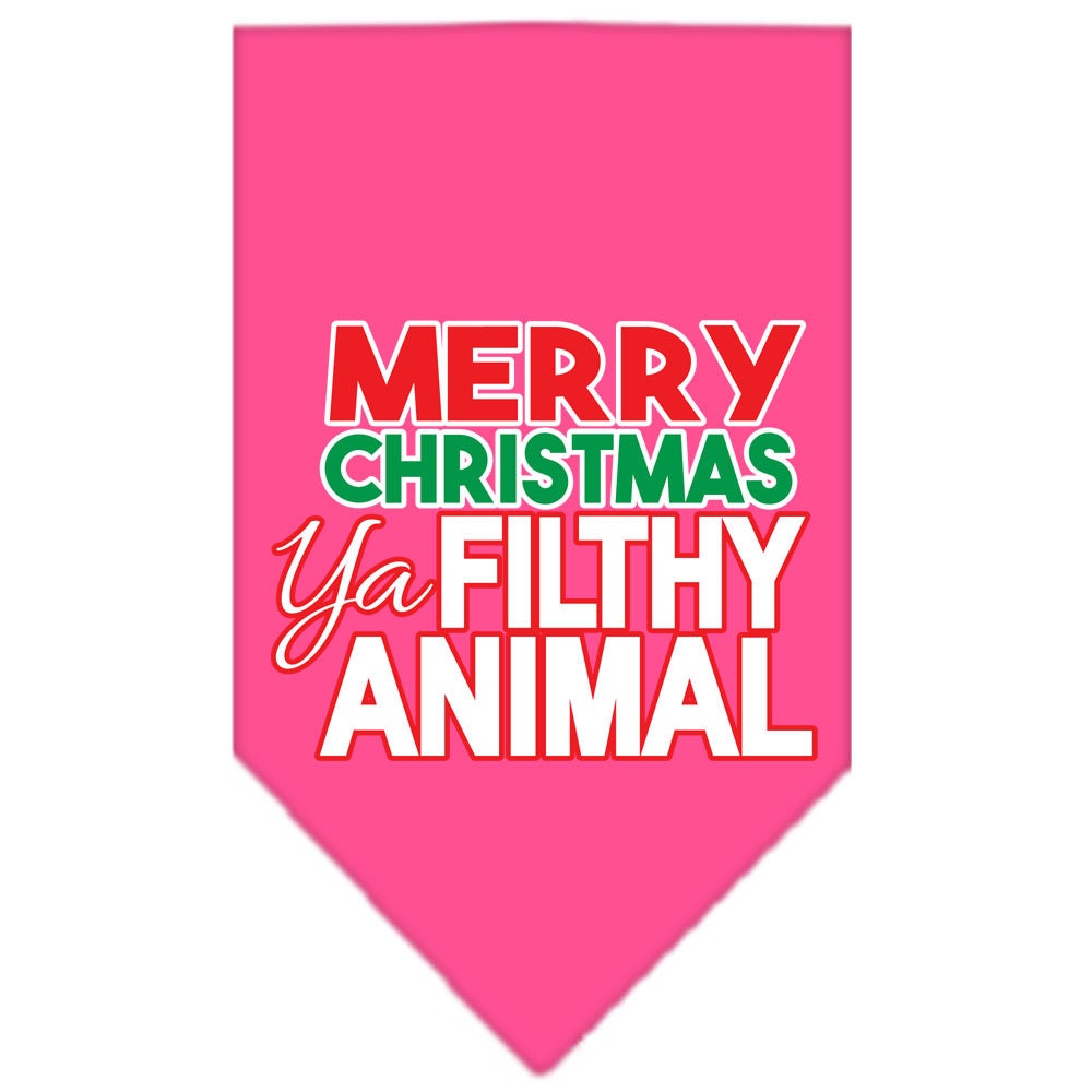 Christmas Pet and Dog Bandana Screen Printed, 