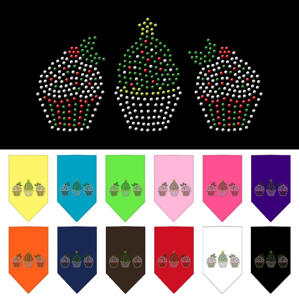 Christmas Pet and Dog Bandana Rhinestone, 