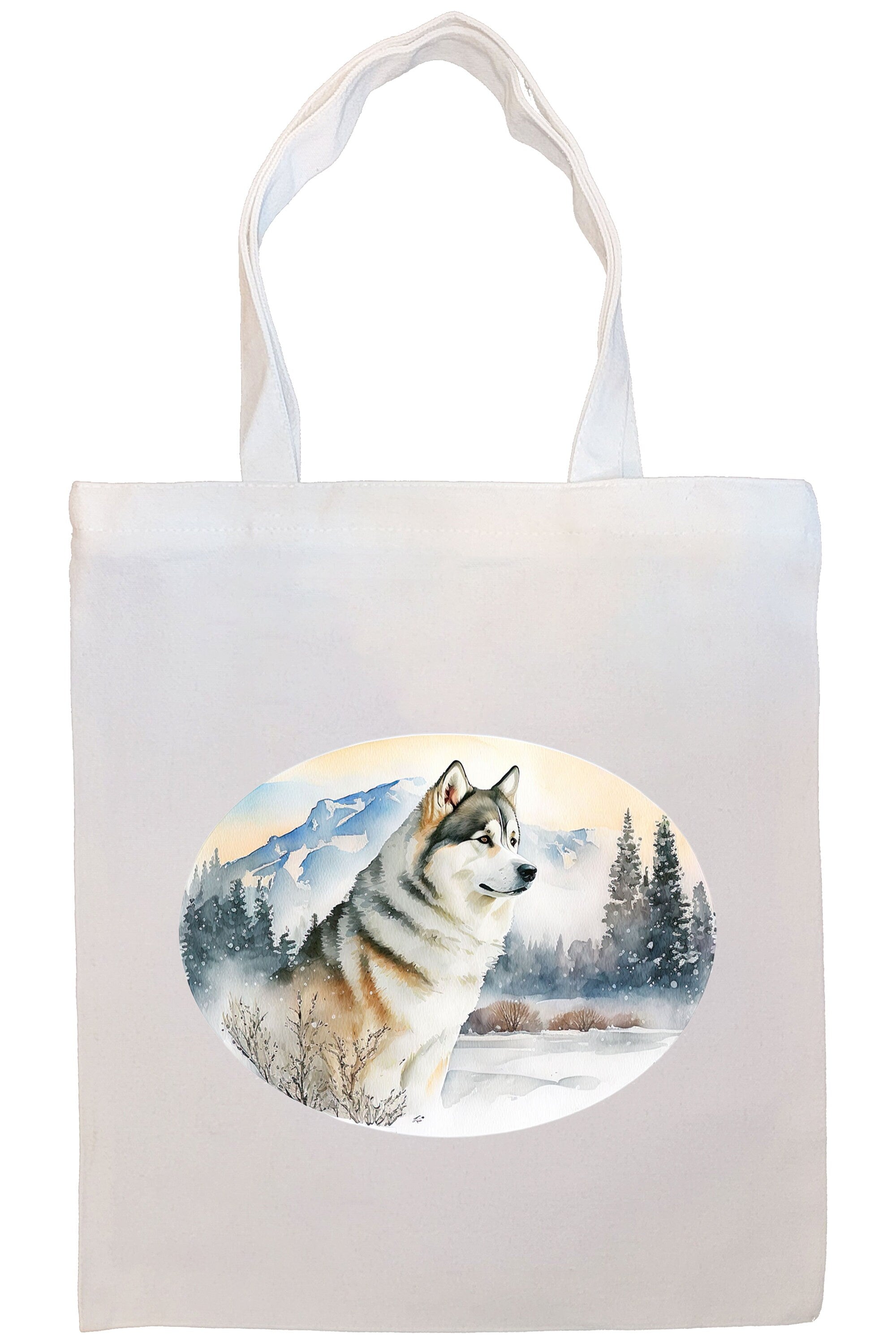 Canvas Tote Bag, Zippered With Handles & Inner Pocket, 