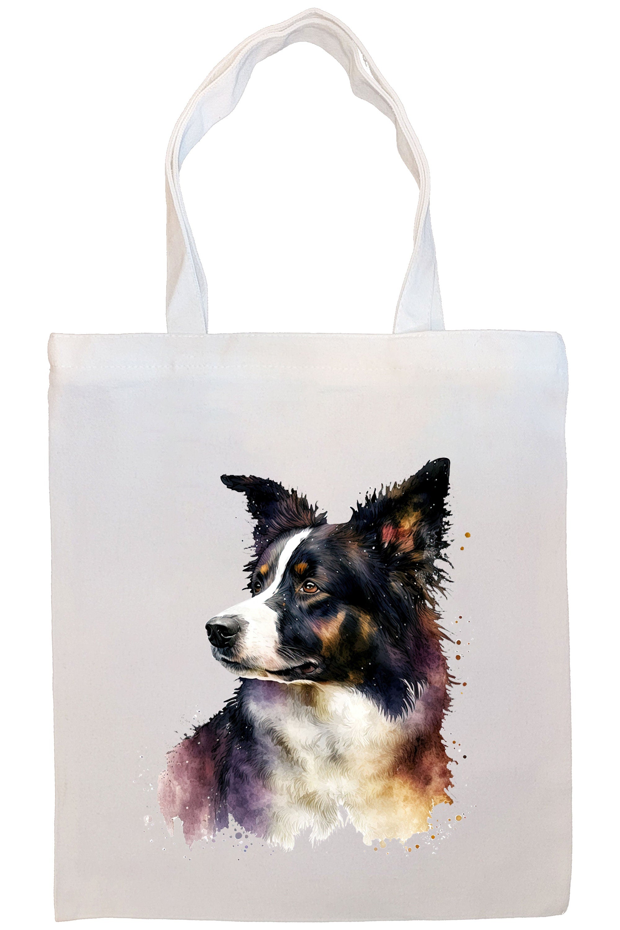 Canvas Tote Bag, Zippered With Handles & Inner Pocket, 