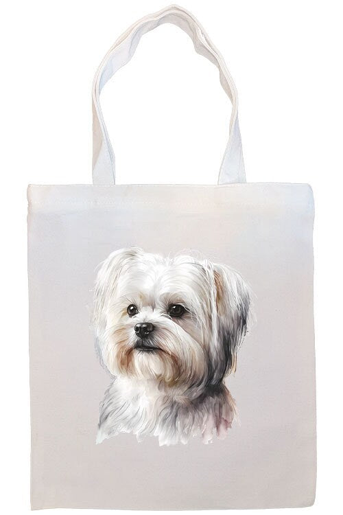 Canvas Tote Bag, Zippered With Handles & Inner Pocket, 