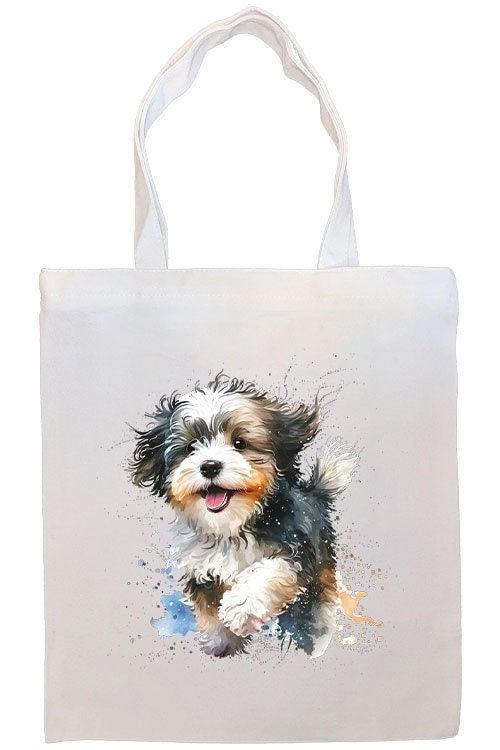 Canvas Tote Bag, Zippered With Handles & Inner Pocket, 