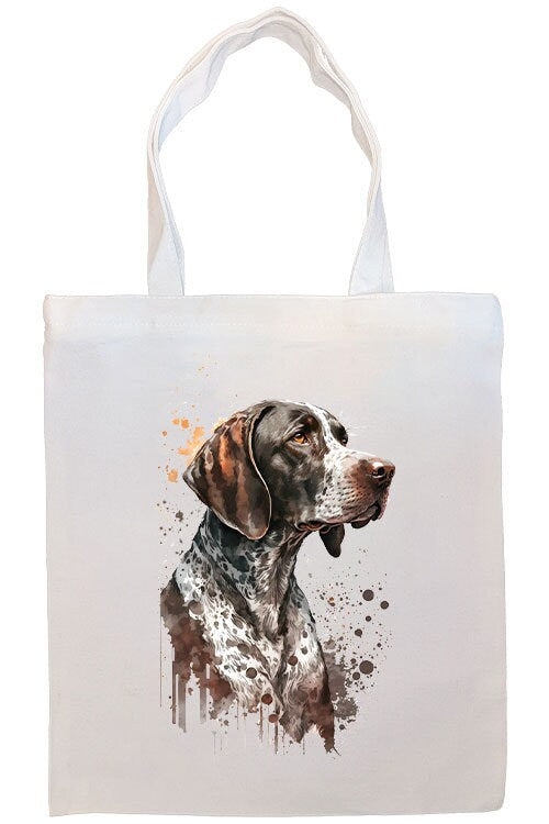 Canvas Tote Bag, Zippered With Handles & Inner Pocket, 