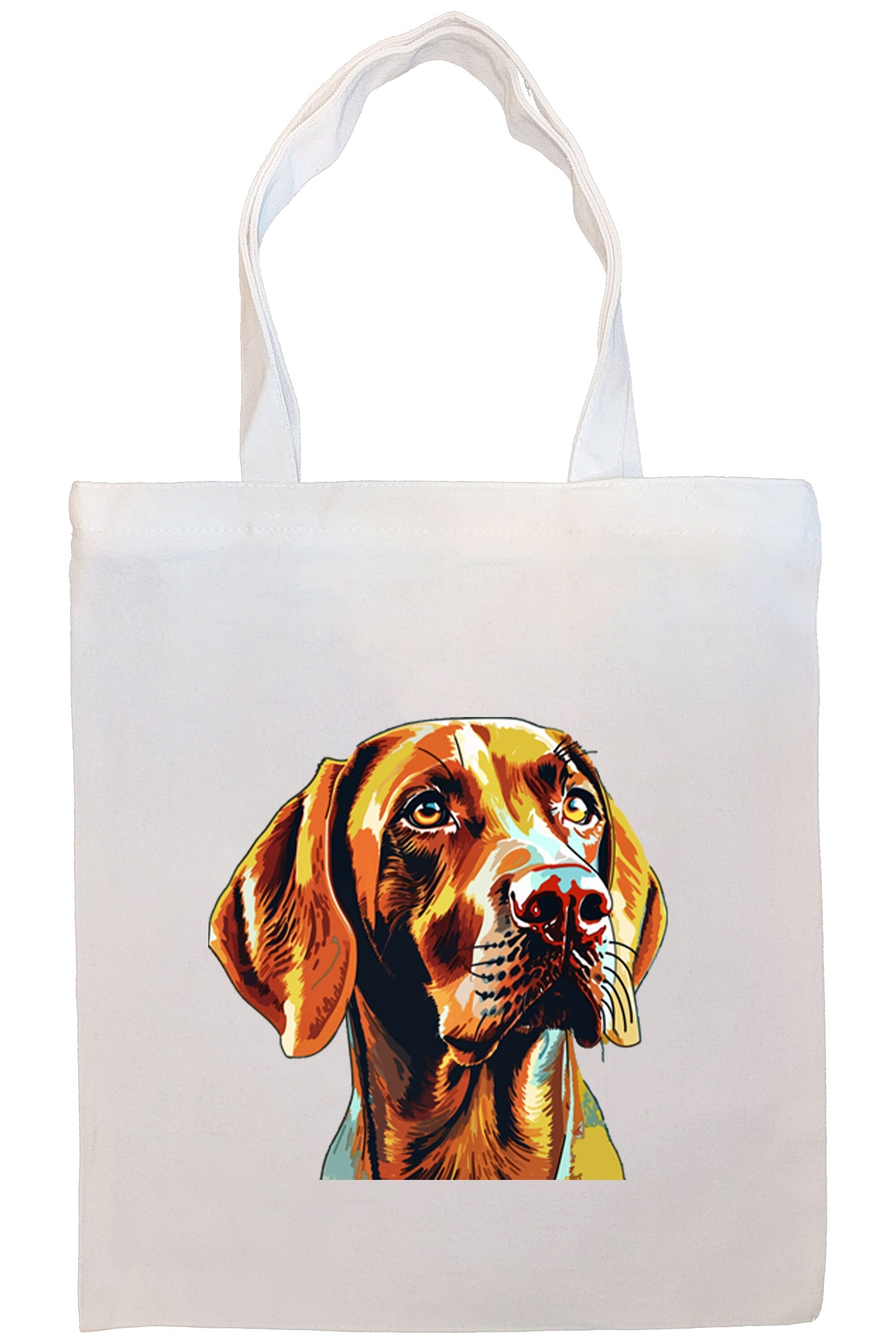 Canvas Tote Bag, Zippered With Handles & Inner Pocket, 