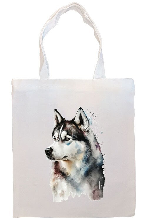 Canvas Tote Bag, Zippered With Handles & Inner Pocket, 