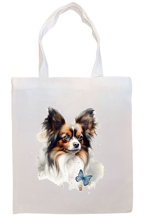 Canvas Tote Bag, Zippered With Handles & Inner Pocket, 