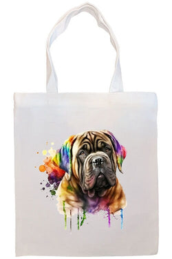 Canvas Tote Bag, Zippered With Handles & Inner Pocket, "Mastiff"