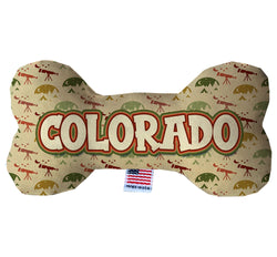 Pet & Dog Plush Bone Toys, "Colorado Mountains" (Set 1 of 2)