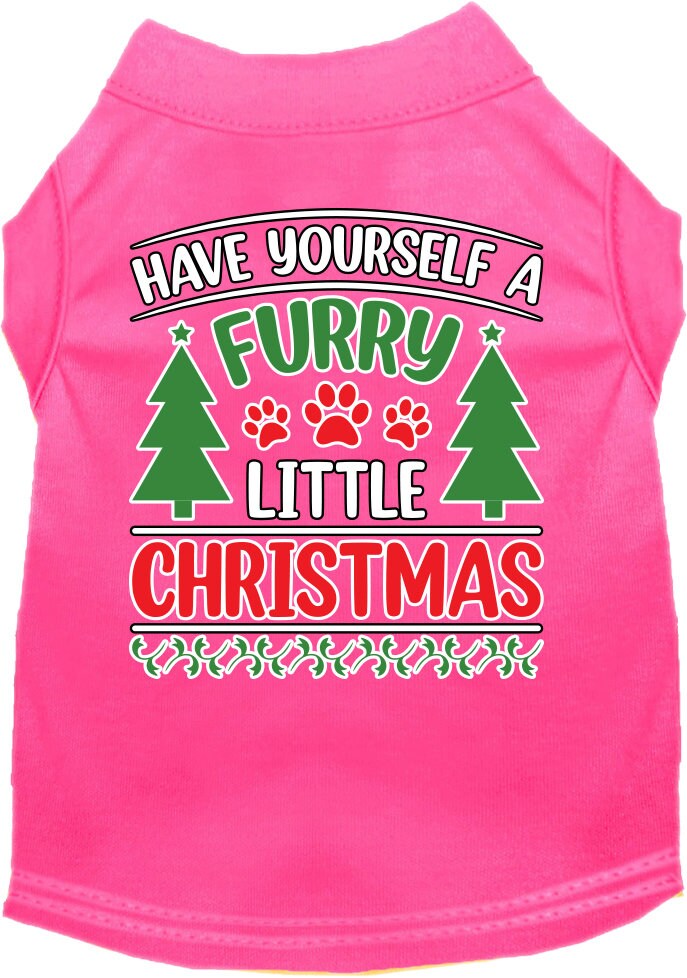 Christmas Pet Dog & Cat Shirt Screen Printed, 