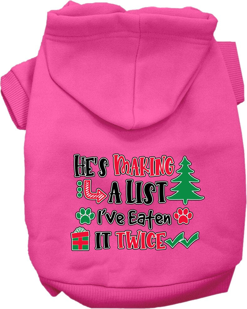 Christmas Dog Hoodie for Pets 20-115 Pounds, 