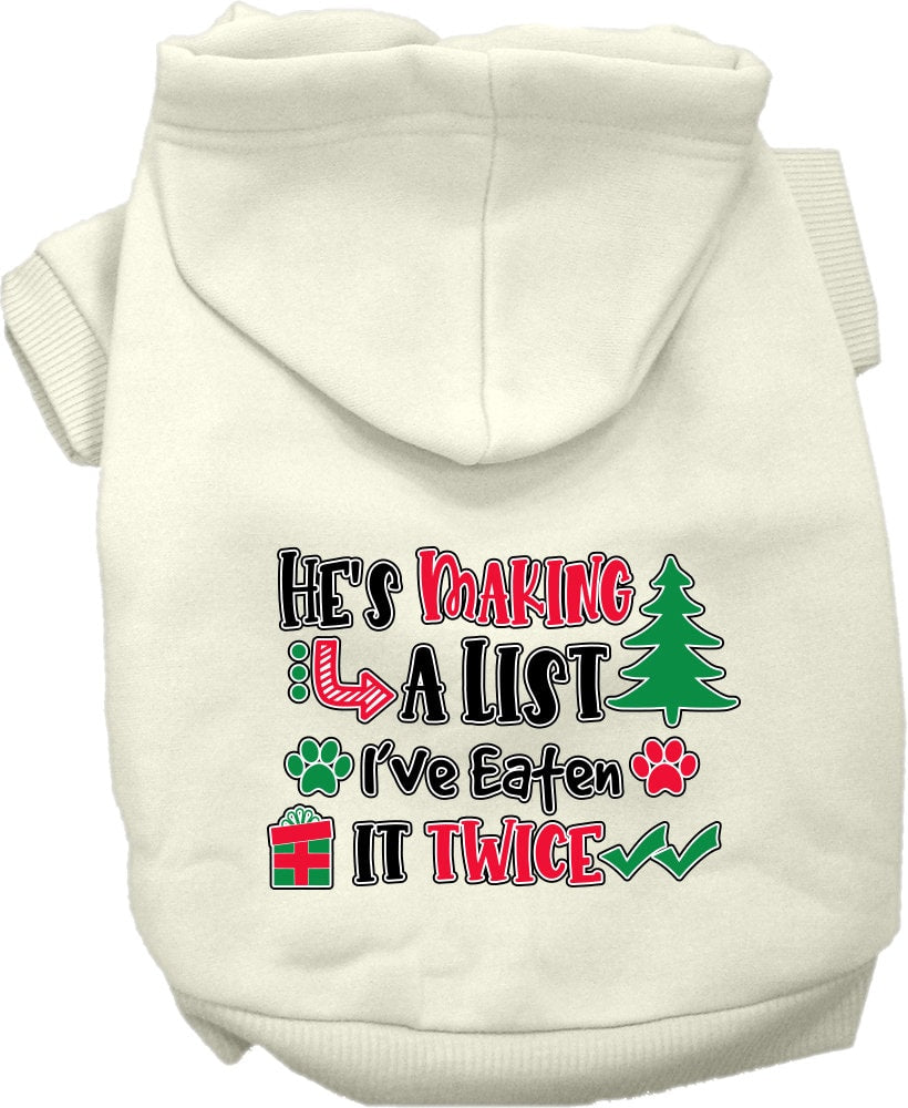 Christmas Dog Hoodie for Pets 20-115 Pounds, 