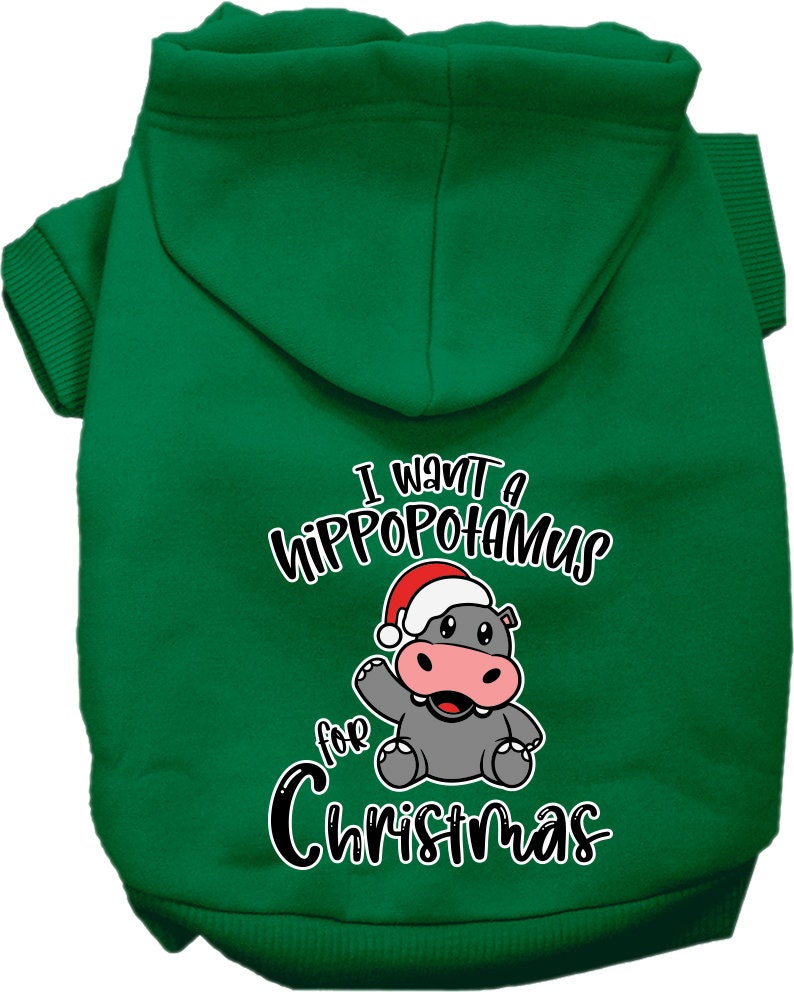 Christmas Dog Hoodie for Pets 20-115 Pounds, 