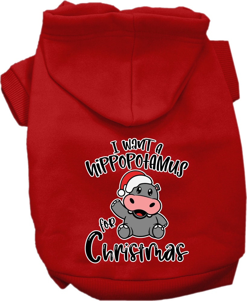 Christmas Dog Hoodie for Pets 20-115 Pounds, 