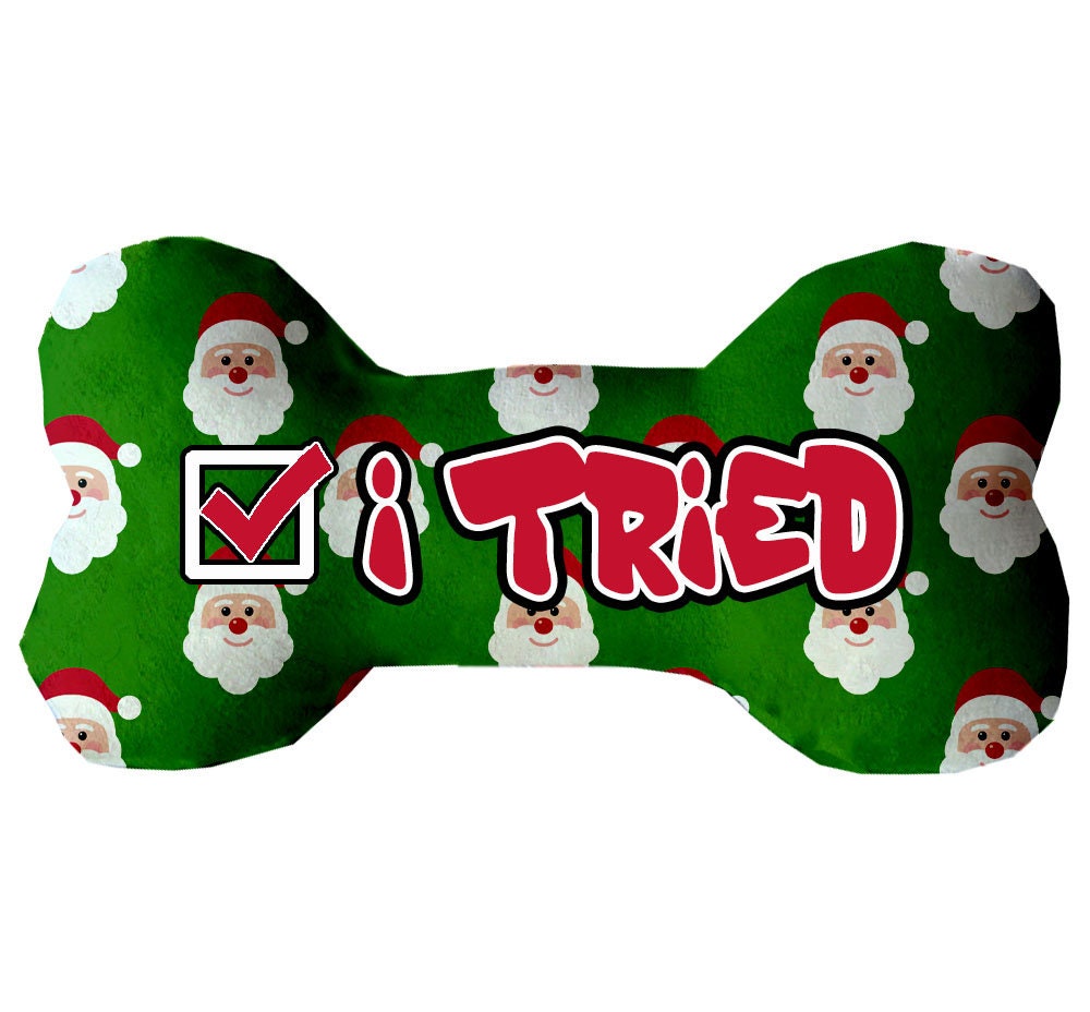 Christmas Pet & Dog Plush Bone Toys, 