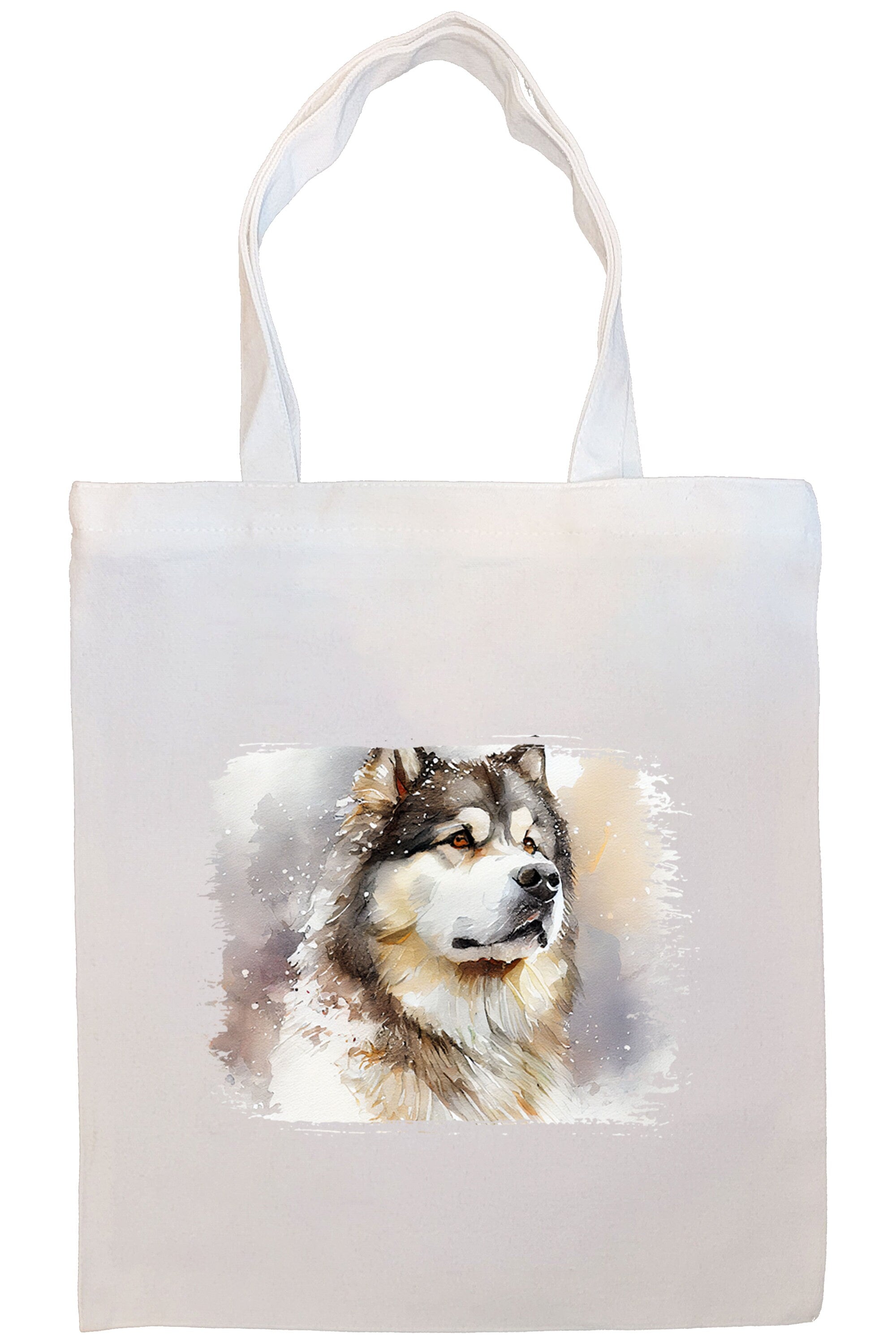 Canvas Tote Bag, Zippered With Handles & Inner Pocket, 