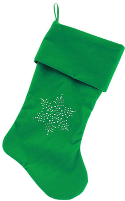 Christmas Stocking Rhinestone, "Snowflake"