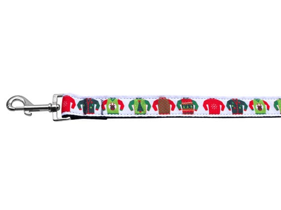 Christmas Pet Dog & Cat Nylon Collar or Leash, 