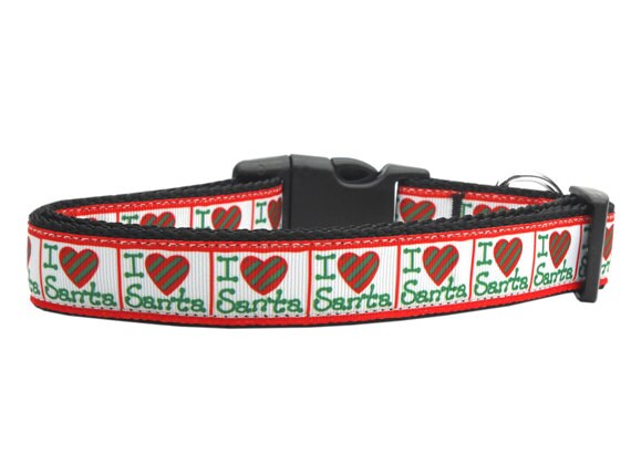 Christmas Pet Dog & Cat Nylon Collar or Leash, 