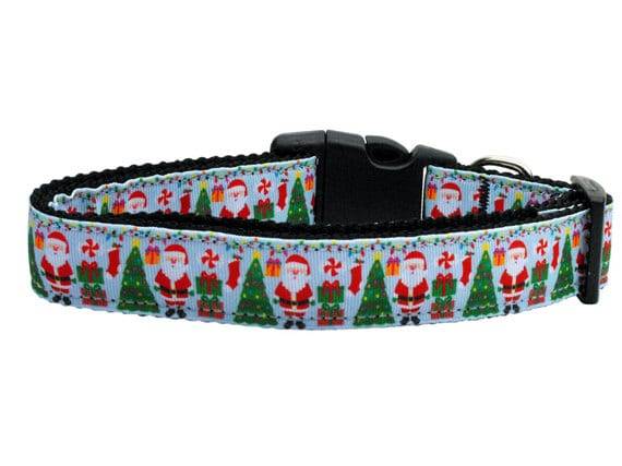 Christmas Pet Dog & Cat Nylon Collar or Leash, 