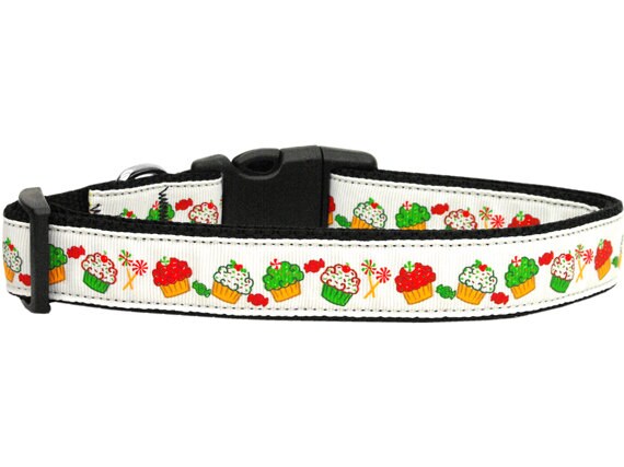 Christmas Pet Dog & Cat Nylon Collar or Leash, 