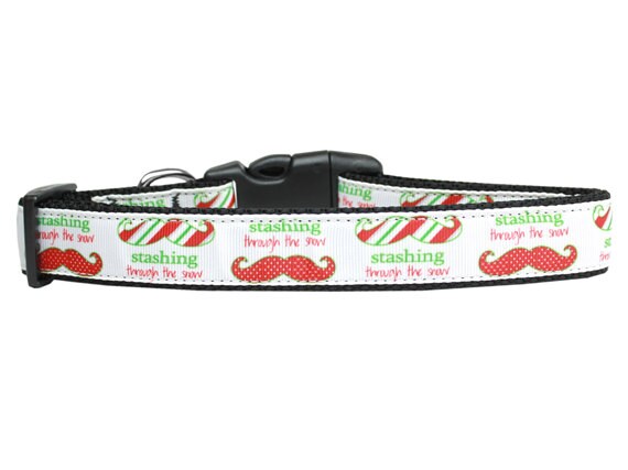 Christmas Pet Dog & Cat Nylon Collar or Leash, 