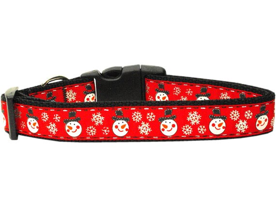 Christmas Pet Dog & Cat Nylon Collar or Leash, 