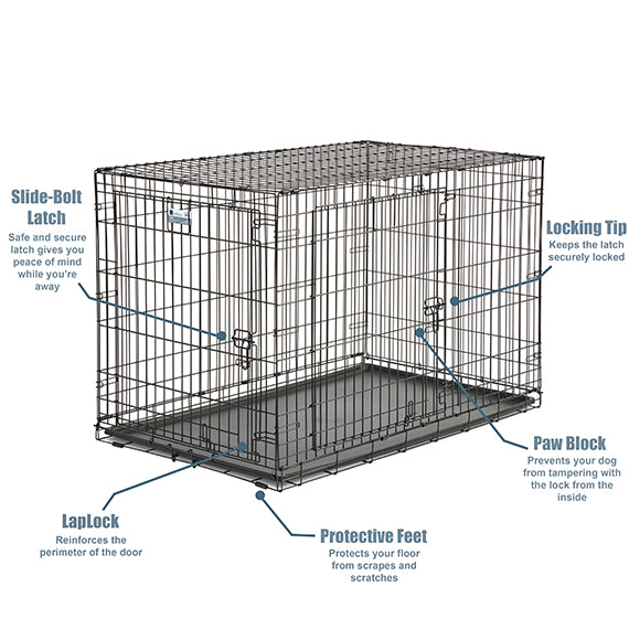 Midwest Contour X-Large 2 Door Dog Crate 48x30x33