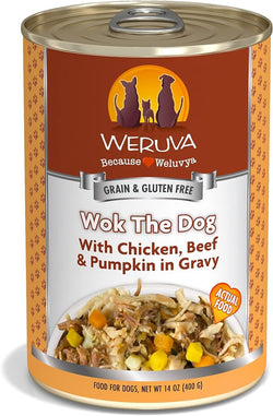 Comida húmeda para perros Weruva Wok The Dog de 14 oz