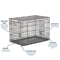 Midwest Contour 2 Door Crate 36x23x25