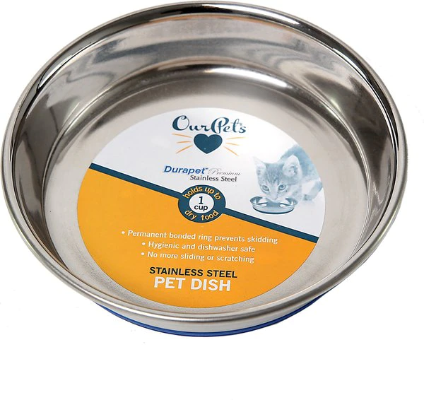 8oz Our Pets Durapet Cat Dish