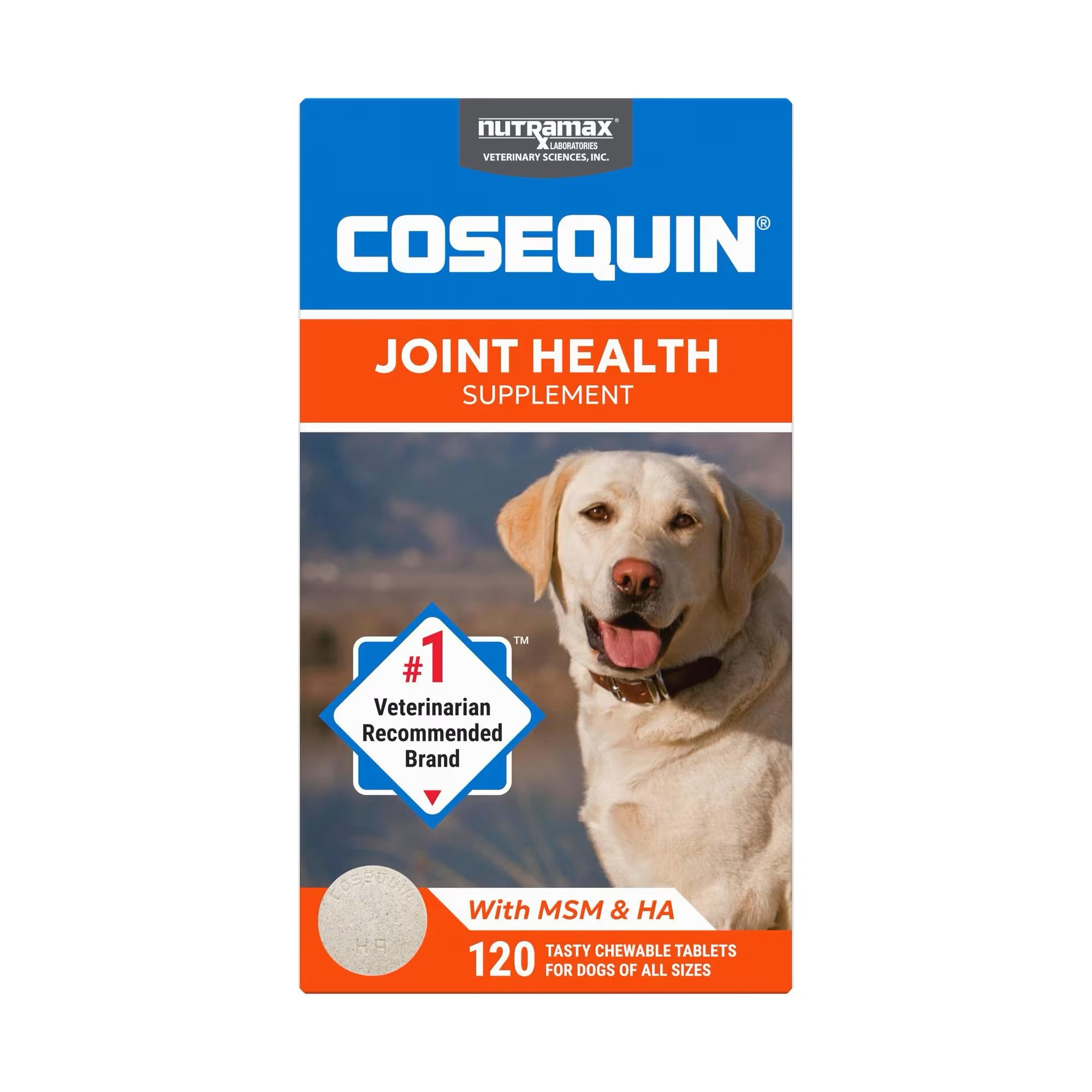 120ct Cosequin Joint Supplement With MSM Tabs for Dogs